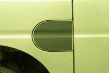 【販売終了】カーボン調シート&フィルム ガソリン給油口・オイル給油口 (セット商品) ホンダ バモス HM1/HM2 [SDDGOHM1-CB-90001]