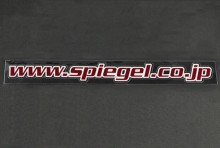 【メール便対応】Spiegel URLステッカー (レッド) [SP-URLST-AK-90001]