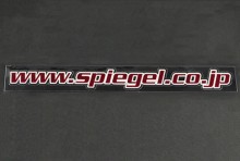 【メール便対応】Spiegel URLステッカー (レッド) [SP-URLST-AK-90001]