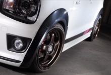 ワイドフェンダー9 【未塗装】 スズキ アルトワークス/アルト ターボRS HA36S ※2WD/4WD装着可 ※沖縄・離島配送不可 T-1W [SLK60L-O43A-01]