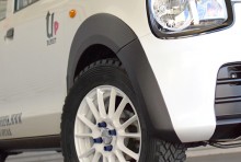 ワイドフェンダー9 【未塗装】 スズキ アルト HA36S/HA36V ※NA車用 ※2WD/4WD装着可 ※沖縄・離島配送不可 T-1W [SLK60L-O43NAA-01]