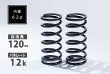 直巻スプリング 2本セット 62φ 120mm 12K T-1W [SKP-SPT6212012-1]