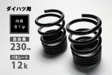 レーシングスペックハイレートリアスプリング 12K 2本1セット [SKP-D23012-RS-01]