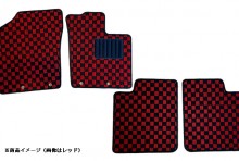 フロアマット チェック柄 スバル サンバーバン S321B/S331B (グレード：VCターボ(ビジネスパック装着車除く)) (H29.11～R3.12) T-10-2W [KABSB0089CK-01]