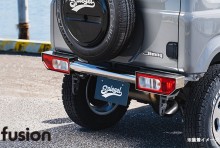fusion リアバンパー Type2 鏡面 スズキ ジムニー JB64W ※沖縄・離島配送不可 T-3M [FUJB64-KYRB-01]