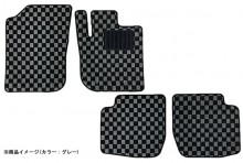 フロアマット チェック柄 ダイハツ ムーヴコンテ L585S (H23.06～H29.03) ※4WD車 T-10-2W [KABDA0081CK-01]