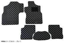 【販売終了】フロアマット チェック柄 ホンダ Z PA1 (H10.10～H14.01) T-10-2W [KABHO0013CK-01]