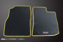 ラバーフロアマット ダイハツ コペン LA400K (H26.06～) ※MT専用 T-10-2W [RBFMDH070-01]