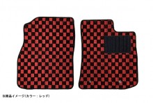 フロアマット チェック柄 トヨタ コペン GRスポーツ LA400A (R1.10～) ※MT専用 T-10-2W [KABDA0101CK-03]