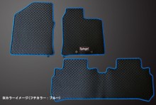 ラバーフロアマット スズキ ハスラー MR31S (H26.01～R2.01) ※MT車専用  T-10-2W [RBFMSZ077-01]