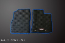 ラバーフロアマット トヨタ コペン GRスポーツ LA400A (R1.10～) ※MT専用 T-10-2W [RBFMTO592-01]