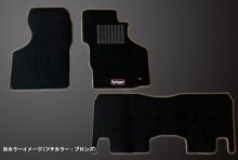 【販売終了】フロアマット ホンダ バモス HM1/HM2 (H13.09～H30.05) T-10-2W [SPFMHO059-01]