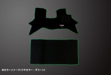 フロアマット スズキ エブリイバン DA17V（H27.02～）※MT専用・リアシート一体型 T-10-2W [SPFMSZ098-01]