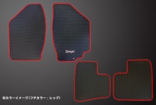 ラバーフロアマット スズキ アルト/アルトワークス HA12S/HA22S/HA23S/HA23V (H10.10～H16.09) T-10-2W [RBFMSZ012-01]