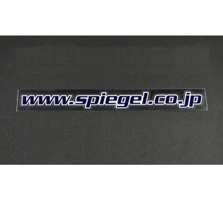 【メール便対応】Spiegel URLステッカー (ブルー) [SP-URLST-AO-90001]