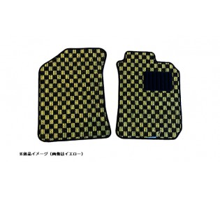 フロアマット (チェック柄)